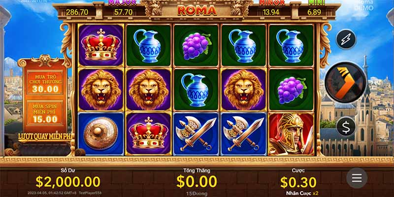 Danh sách Game Slot hay nhất không nào bỏ qua cái tên Roma